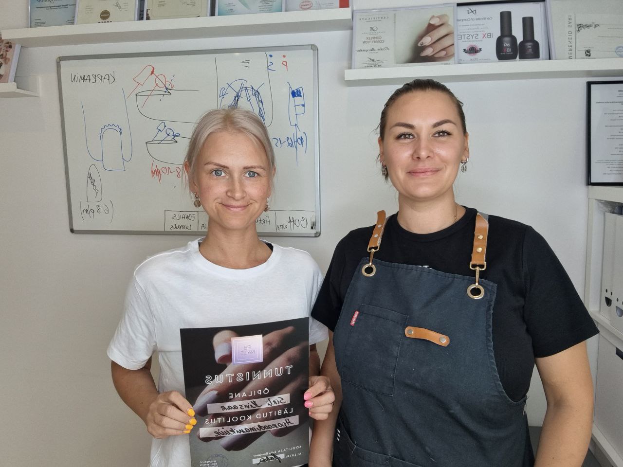 EB Nails Erika Bernjakov küünetehnikute geelküünte ja maniküüri koolitused Tallinnas