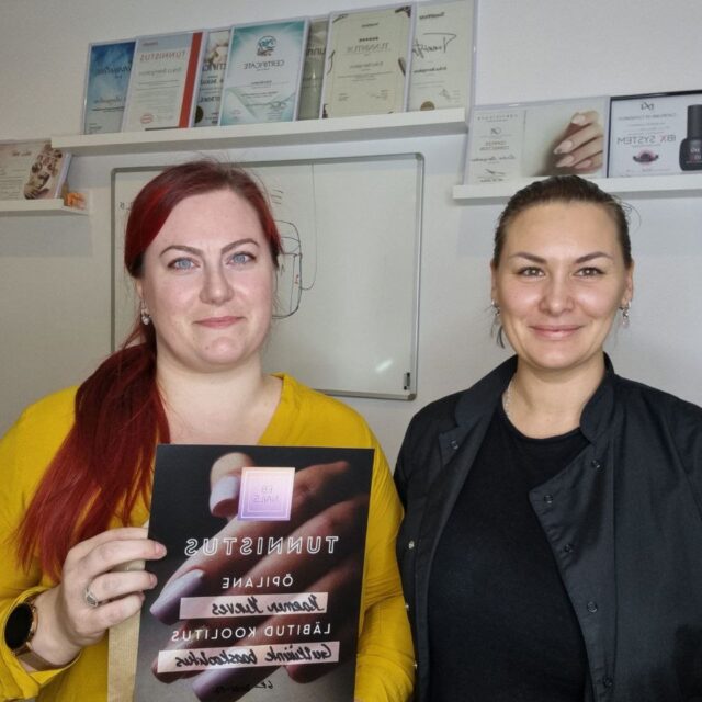 EB Nails Erika Bernjakov küünetehnikute geellaki, geelküünte ja maniküüri koolitused Tallinnas