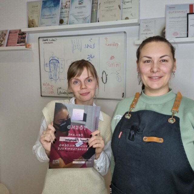 EB Nails Erika Bernjakov küünetehnikute geellaki, geelküünte ja maniküüri koolitused Tallinnas