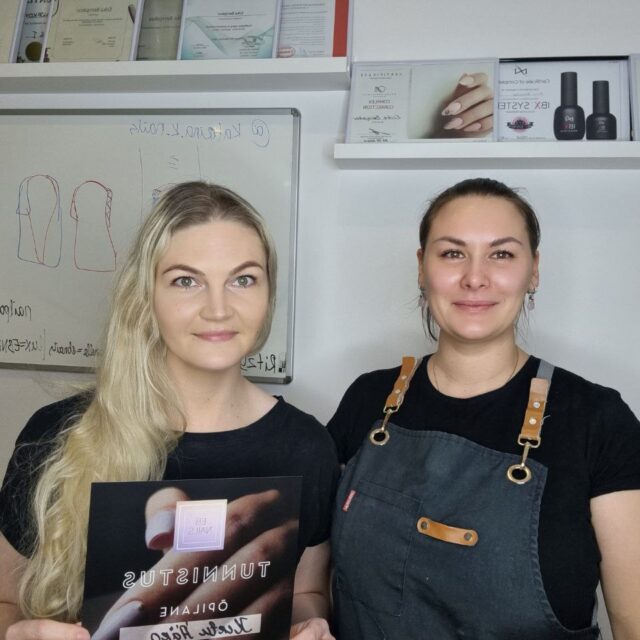EB Nails küünetehnikute koolitused tunnistus koolitaja Erika Bernjakov