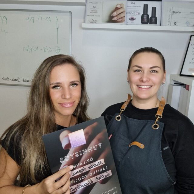 EB Nails küünetehnikute koolitused tunnistus koolitaja Erika Bernjakov