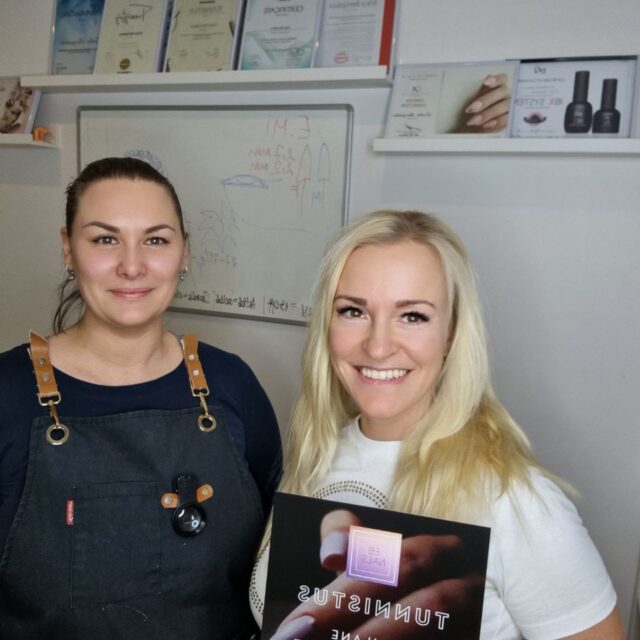 EB Nails küünetehnikute koolitused tunnistus koolitaja Erika Bernjakov