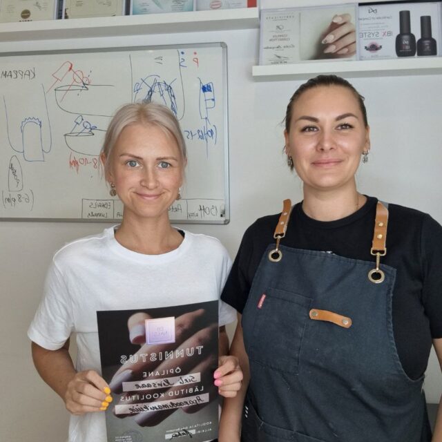 EB Nails Erika Bernjakov küünetehnikute geelküünte ja maniküüri koolitused Tallinnas